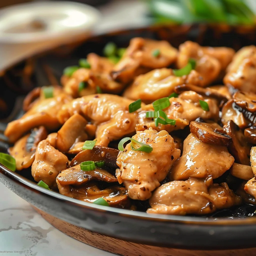 Asian Chicken With Mushrooms 4 Asian Chicken With Mushrooms