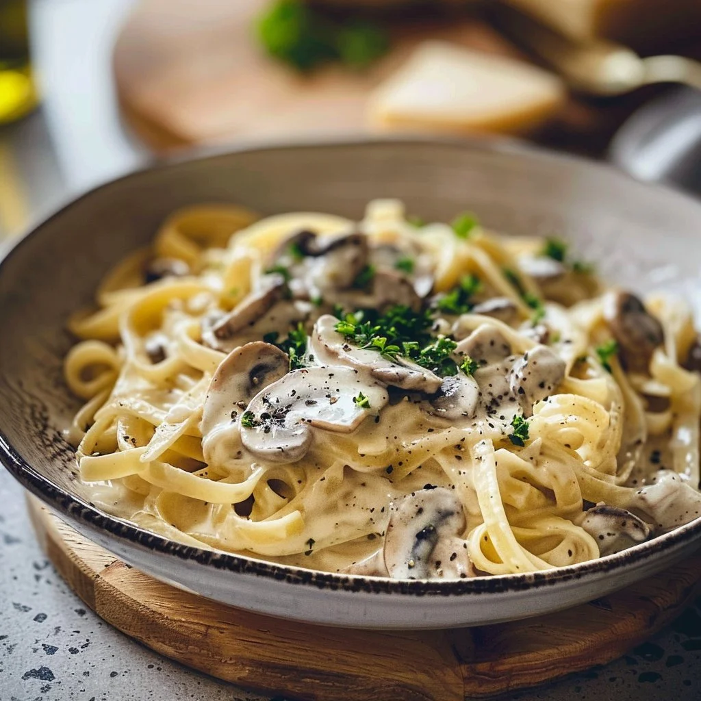 Creamy Mushroom Pasta 4 Creamy Mushroom Pasta