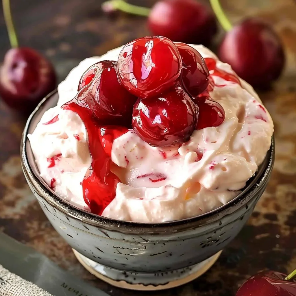 Easy Cherry Cheesecake Fluff 4 Easy Cherry Cheesecake Fluff