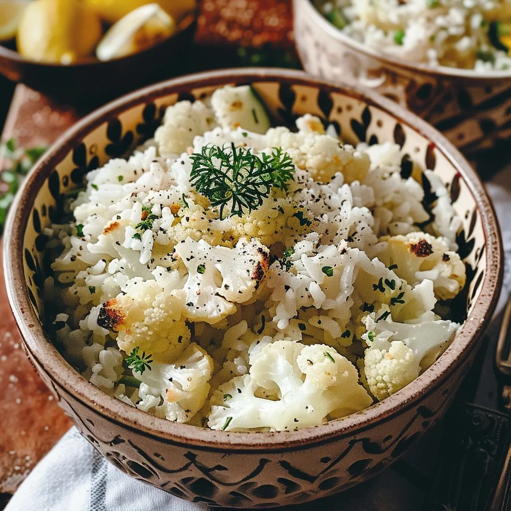 Greek Cauliflower Rice Bowls 4 Greek Cauliflower Rice Bowls
