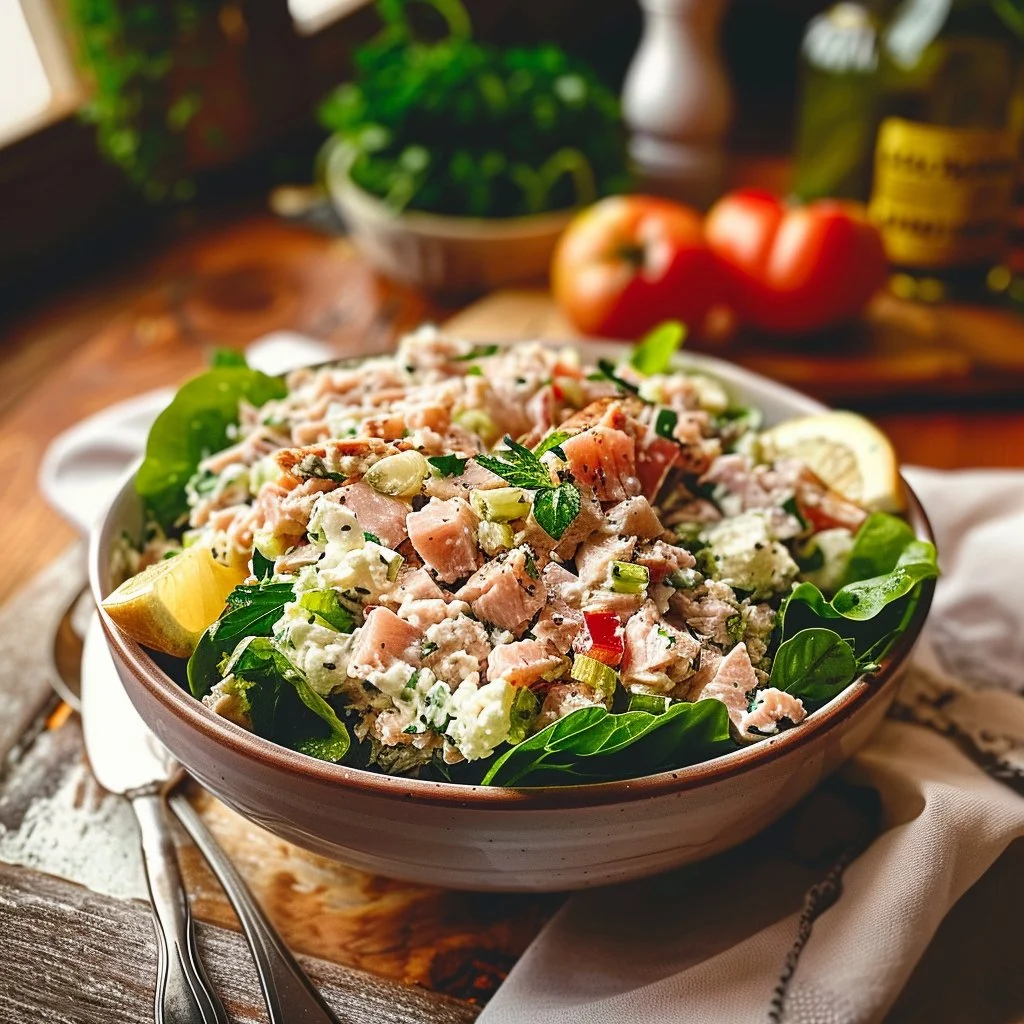 Loaded Tuna Salad With Cottage Cheese 4 Loaded Tuna Salad With Cottage Cheese