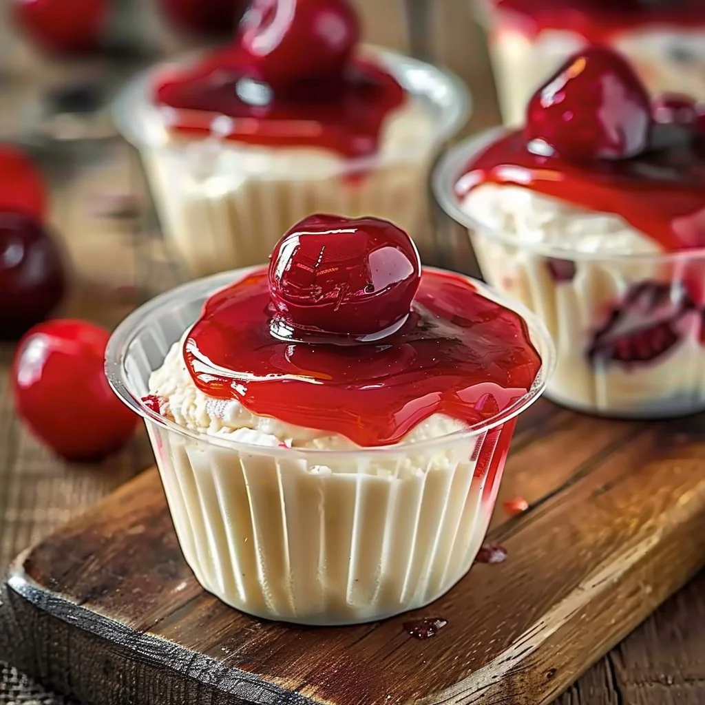 Low Carb Cherry Cheesecake Cups 4 Low Carb Cherry Cheesecake Cups