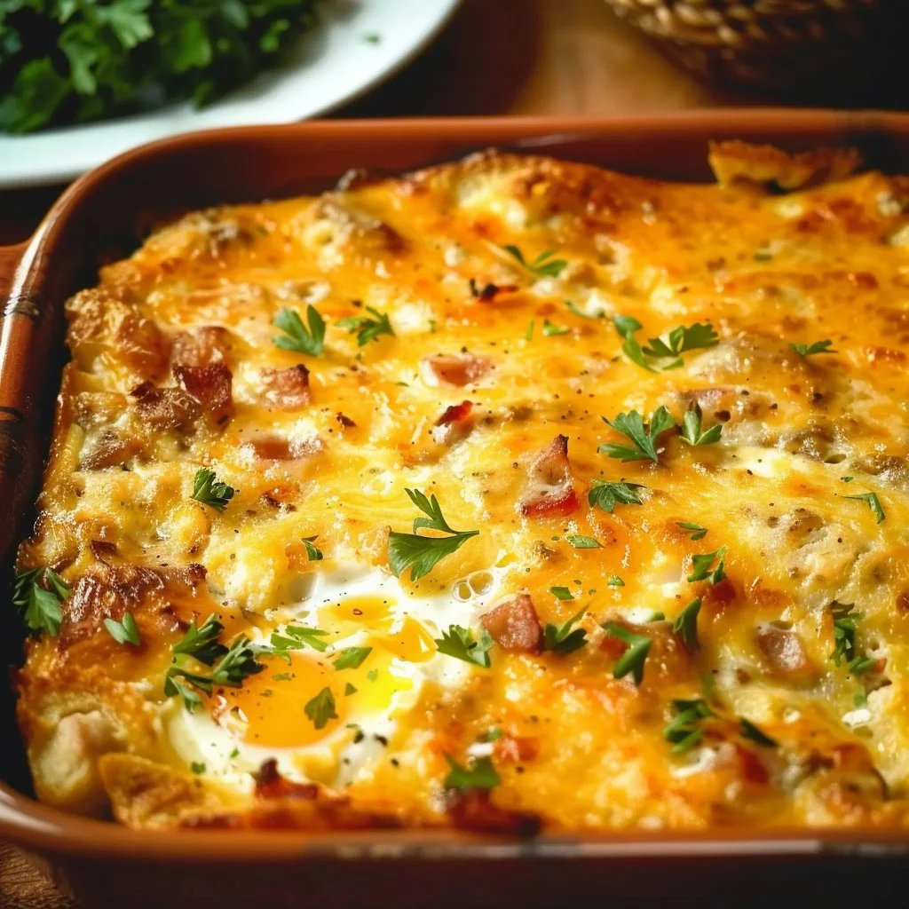 Simple Bacon Egg Casserole 4 Simple Bacon Egg Casserole