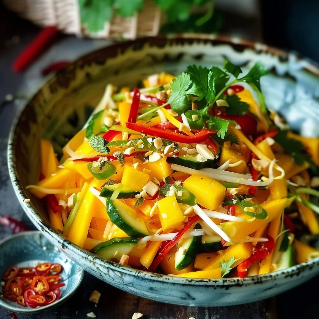 Sweet & Spicy Thai Mango Salad 4 Sweet & Spicy Thai Mango Salad