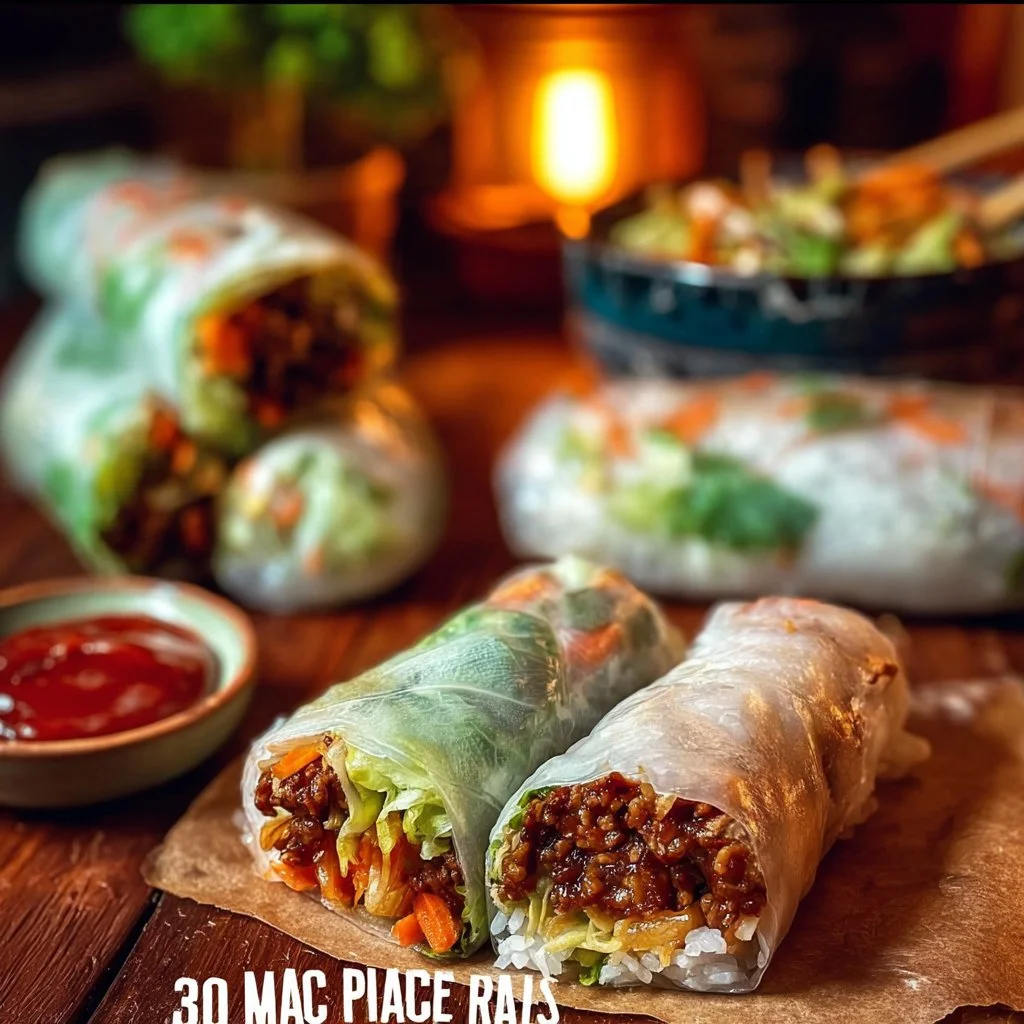 30-Minute Big Mac Rice Paper Rolls 4 30-Minute Big Mac Rice Paper Rolls