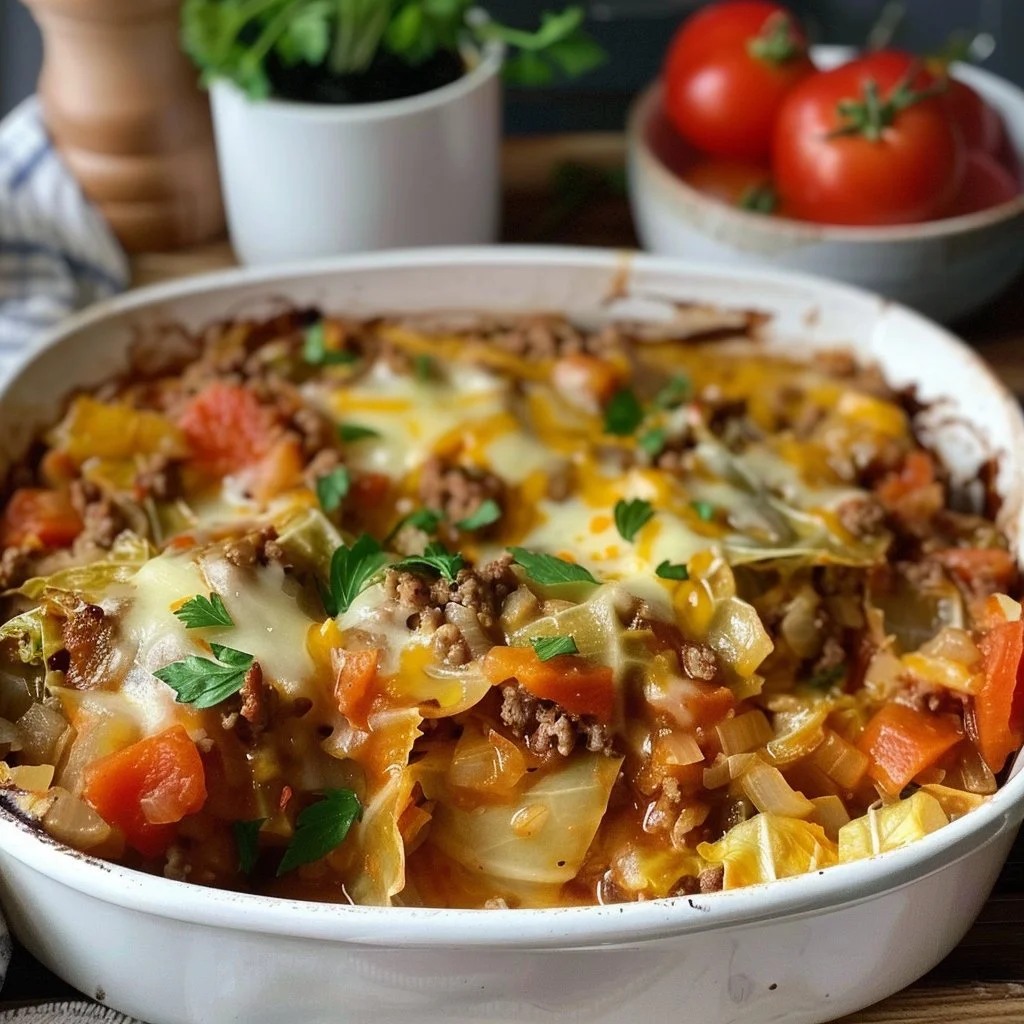Cabbage Casserole 4 Savor the Flavor: Low Carb Unstuffed Cabbage Casserole Recipe