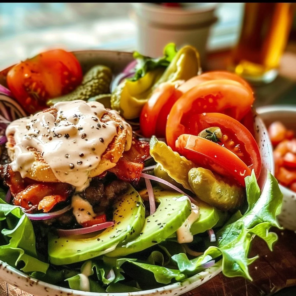 California Burger In A Bowl 4 California Burger In A Bowl