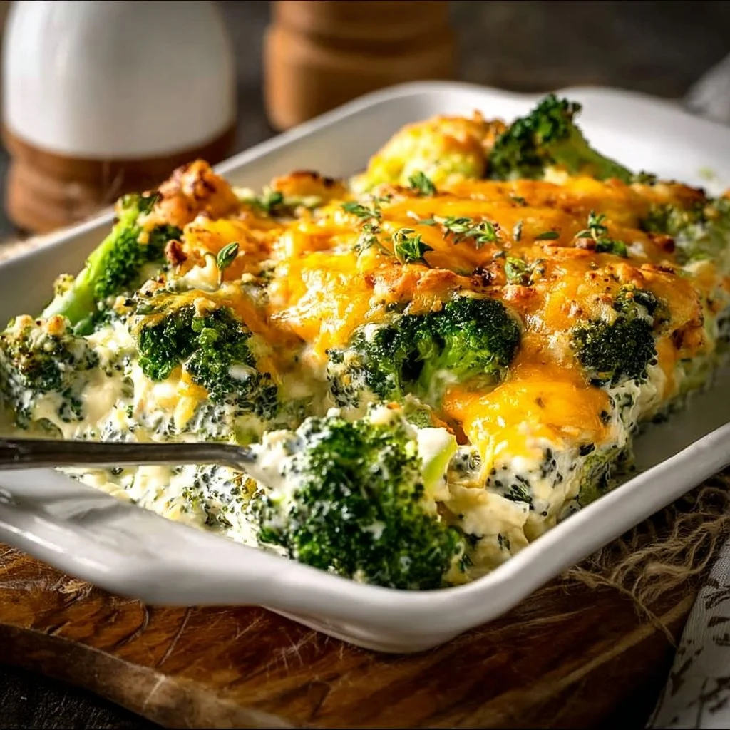 Cheesy Ranch Broccoli Bake 4 Cheesy Ranch Broccoli Bake