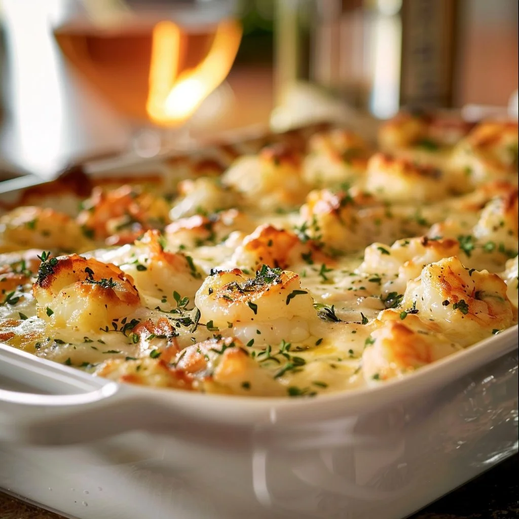 Cheesy Seafood Gratin 4 Cheesy Seafood Gratin