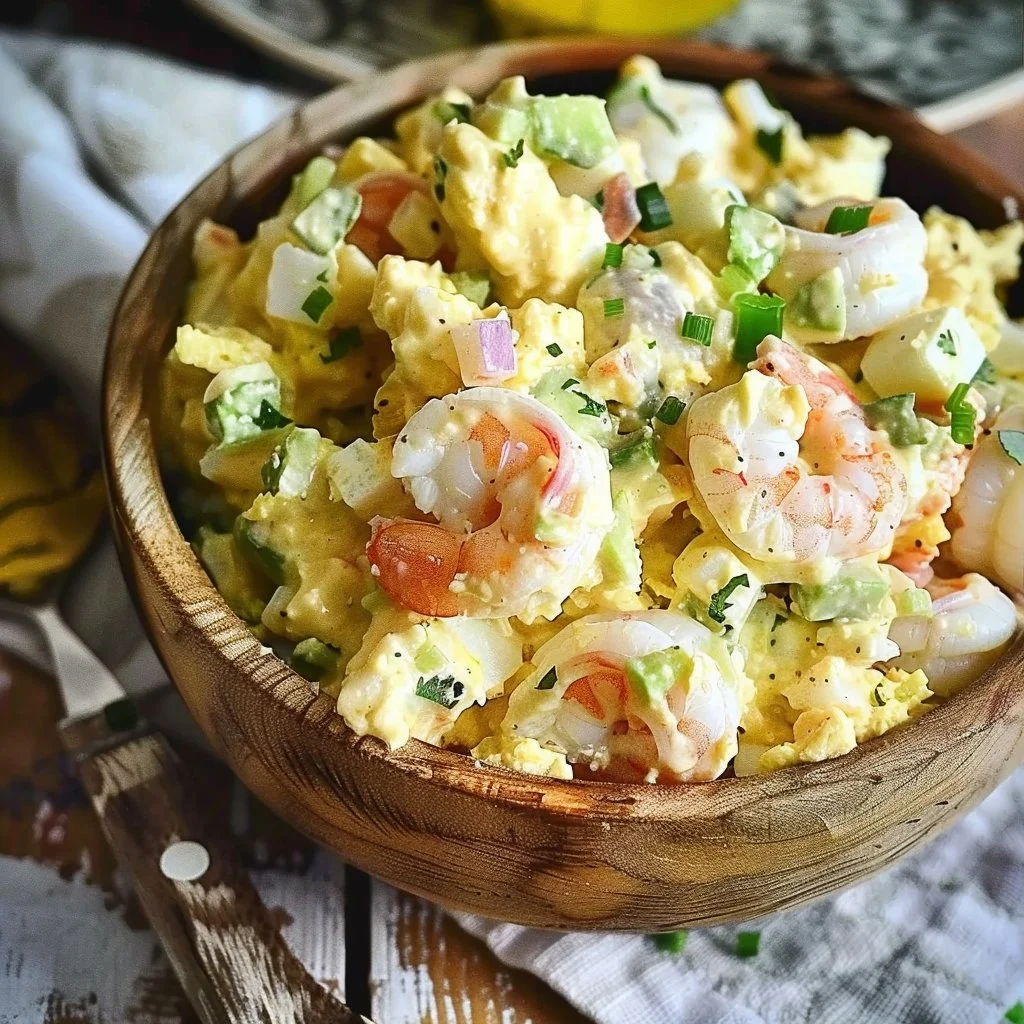 Creamy Egg Salad With Shrimp 4 Creamy Egg Salad With Shrimp