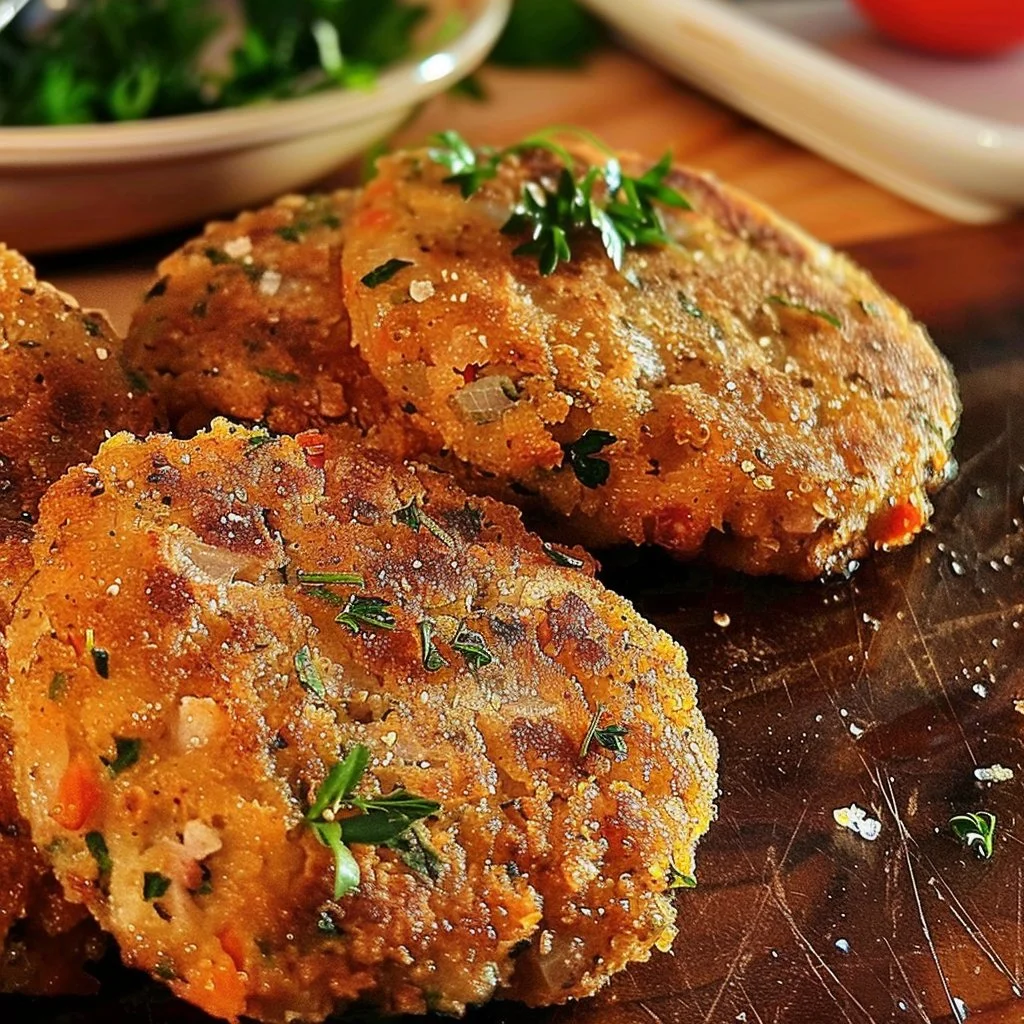 Crispy Salmon Patties 4 Crispy Salmon Patties