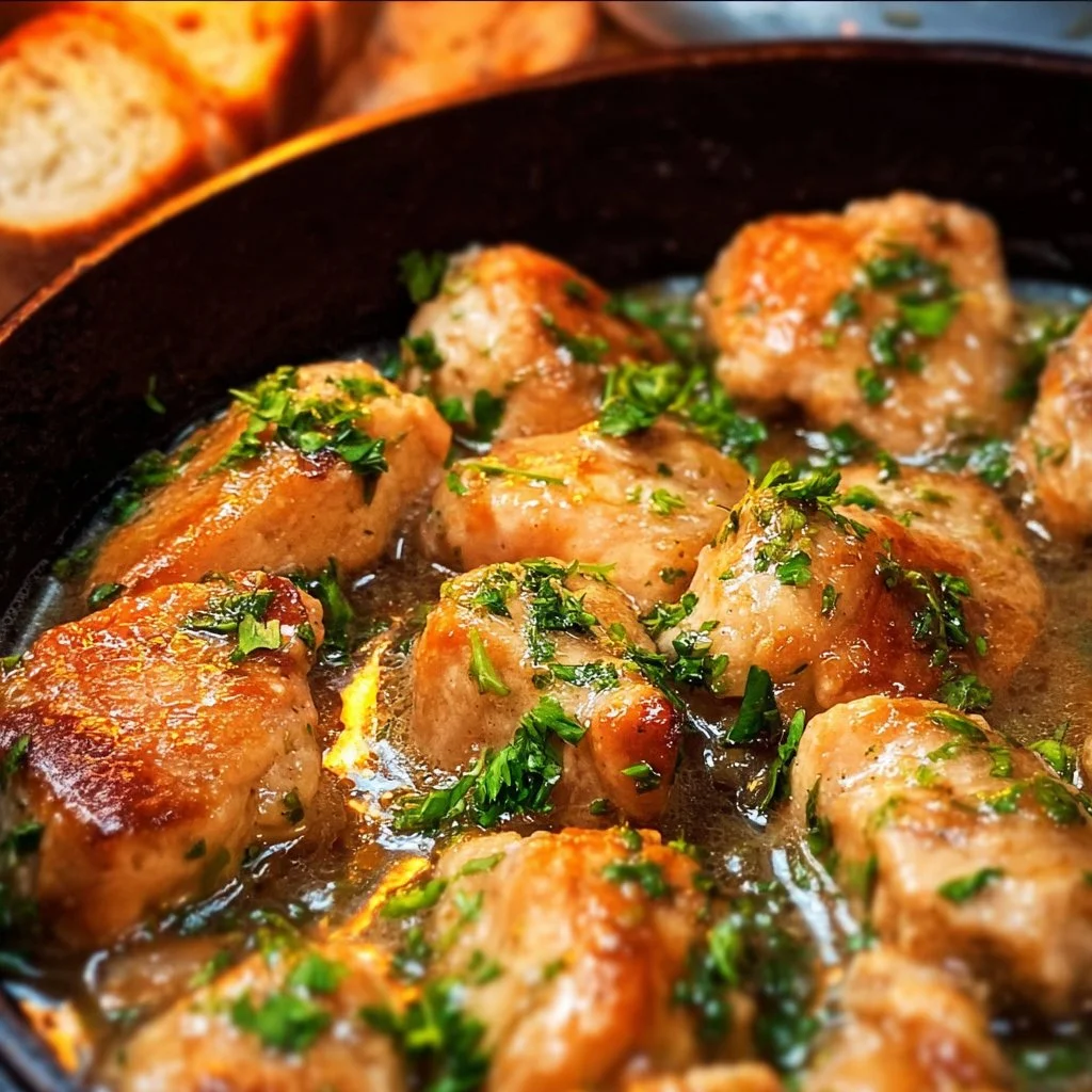 Easy Chicken Scampi Skillet 4 Easy Chicken Scampi Skillet