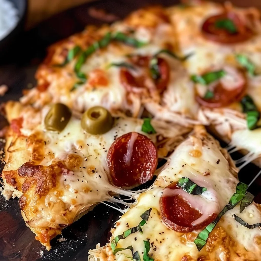 Easy High Protein Chicken Pizza Crust 4 Easy High Protein Chicken Pizza Crust