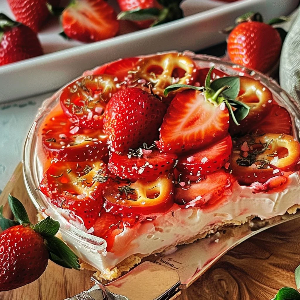 Easy Strawberry Pretzel Salad 4 Easy Strawberry Pretzel Salad