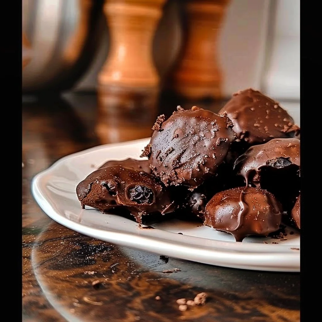 High Protein Chocolate Blueberry Clusters 4 High Protein Chocolate Blueberry Clusters