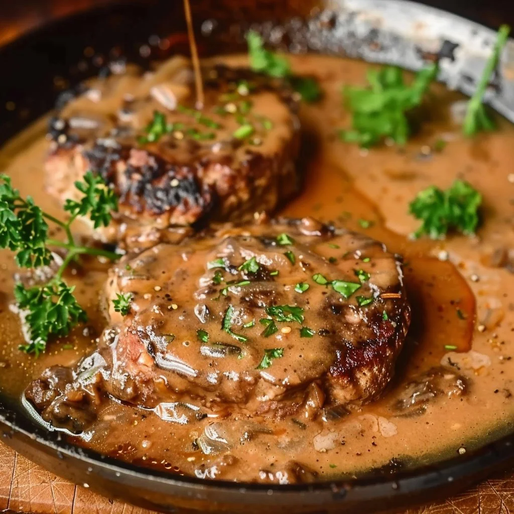 Homemade Keto Salisbury Steak 4 Homemade Keto Salisbury Steak
