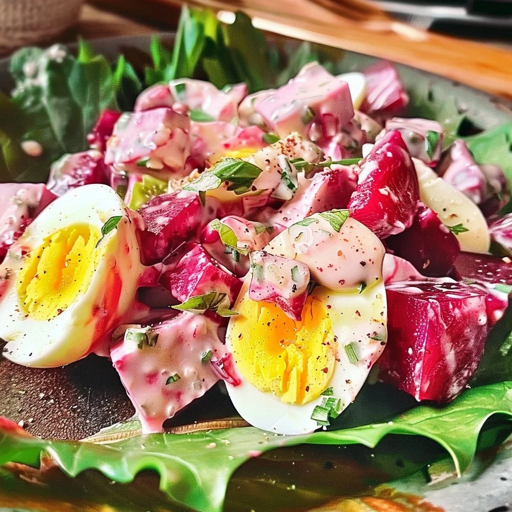 Keto Beets Egg Salad 4 Keto Beets Egg Salad