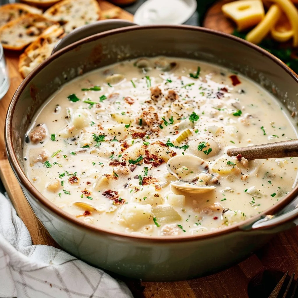 New England Clam Chowder 4 New England Clam Chowder