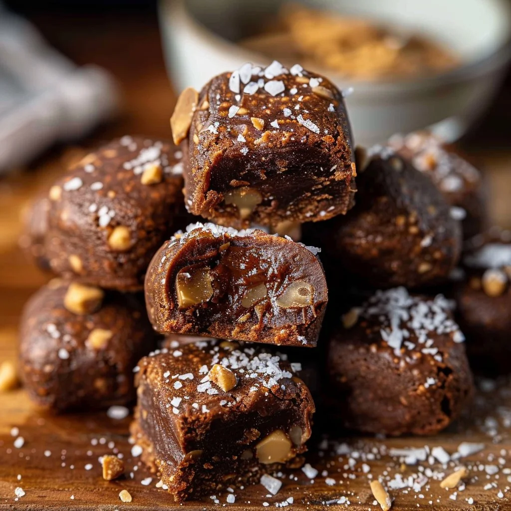 No Bake Brownie Bites 4 No Bake Brownie Bites