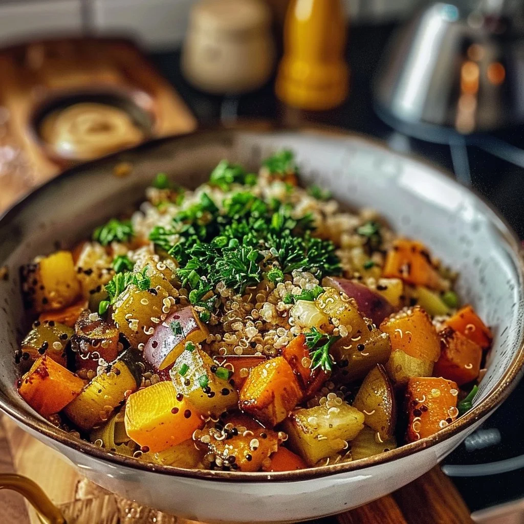 Quinoa Vegetable Bowl 4 Quinoa Vegetable Bowl
