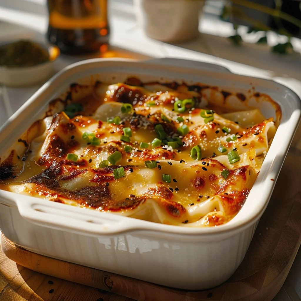Viral Dumpling Lasagna 4 Viral Dumpling Lasagna