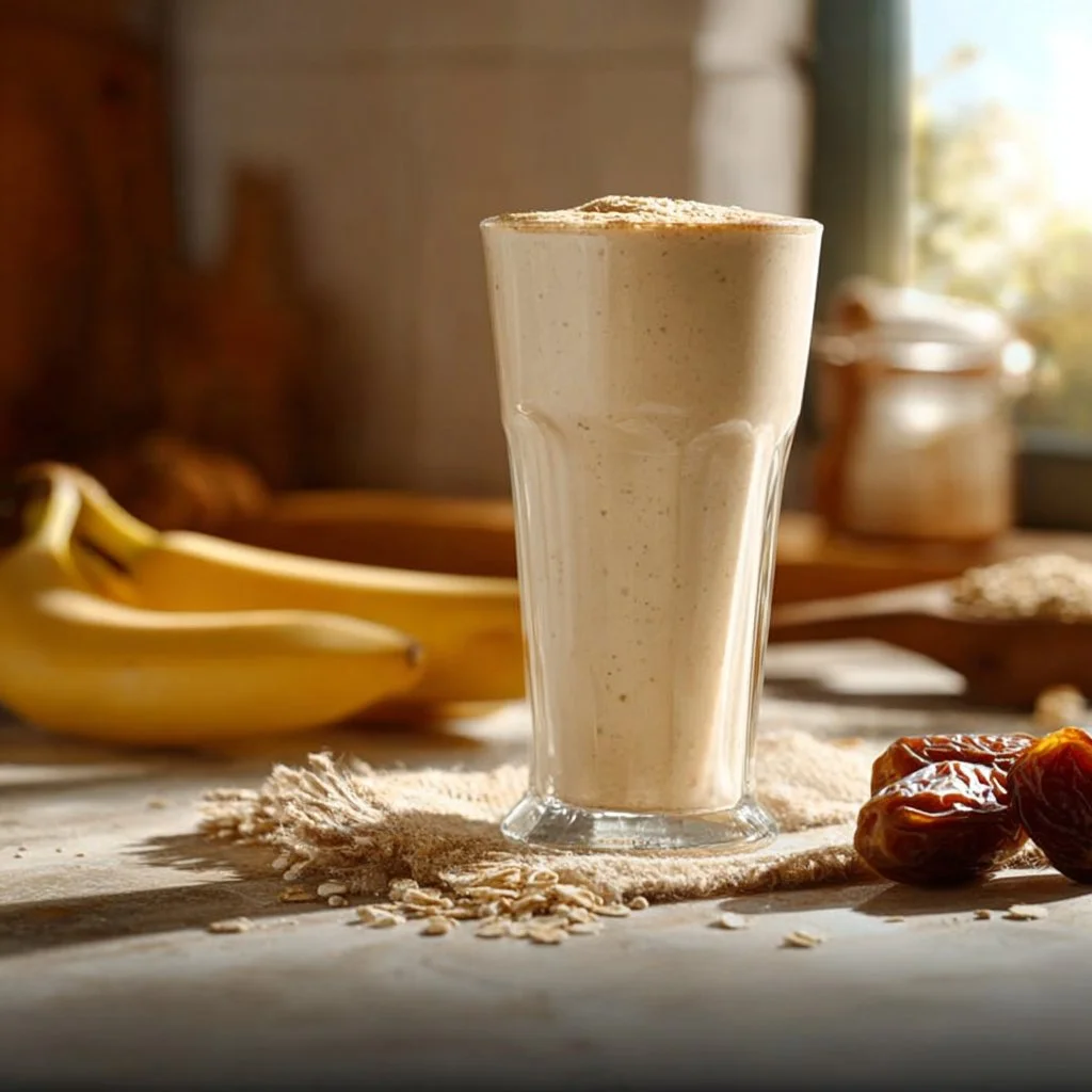 Banana Date Protein Shake 4 Banana Date Protein Shake