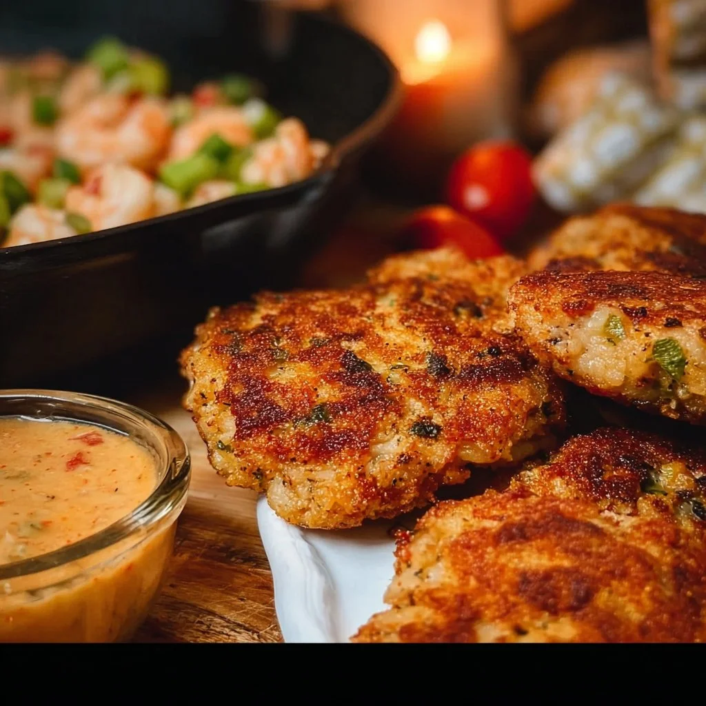 Keto Cajun Salmon Patties With Shrimp 4 Keto Cajun Salmon Patties With Shrimp