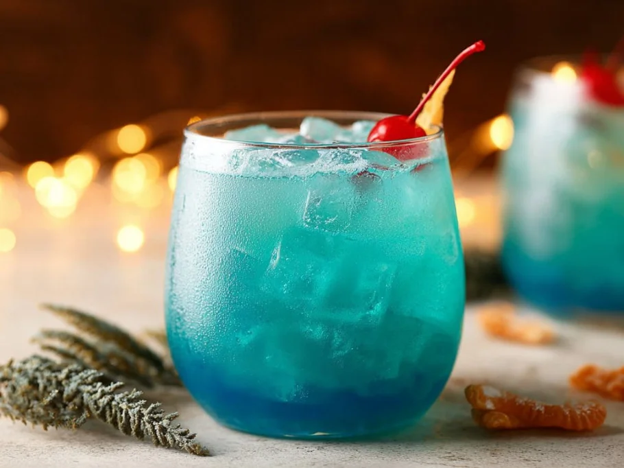 Blue Lagoon Mocktail 2 Blue Lagoon Mocktail
