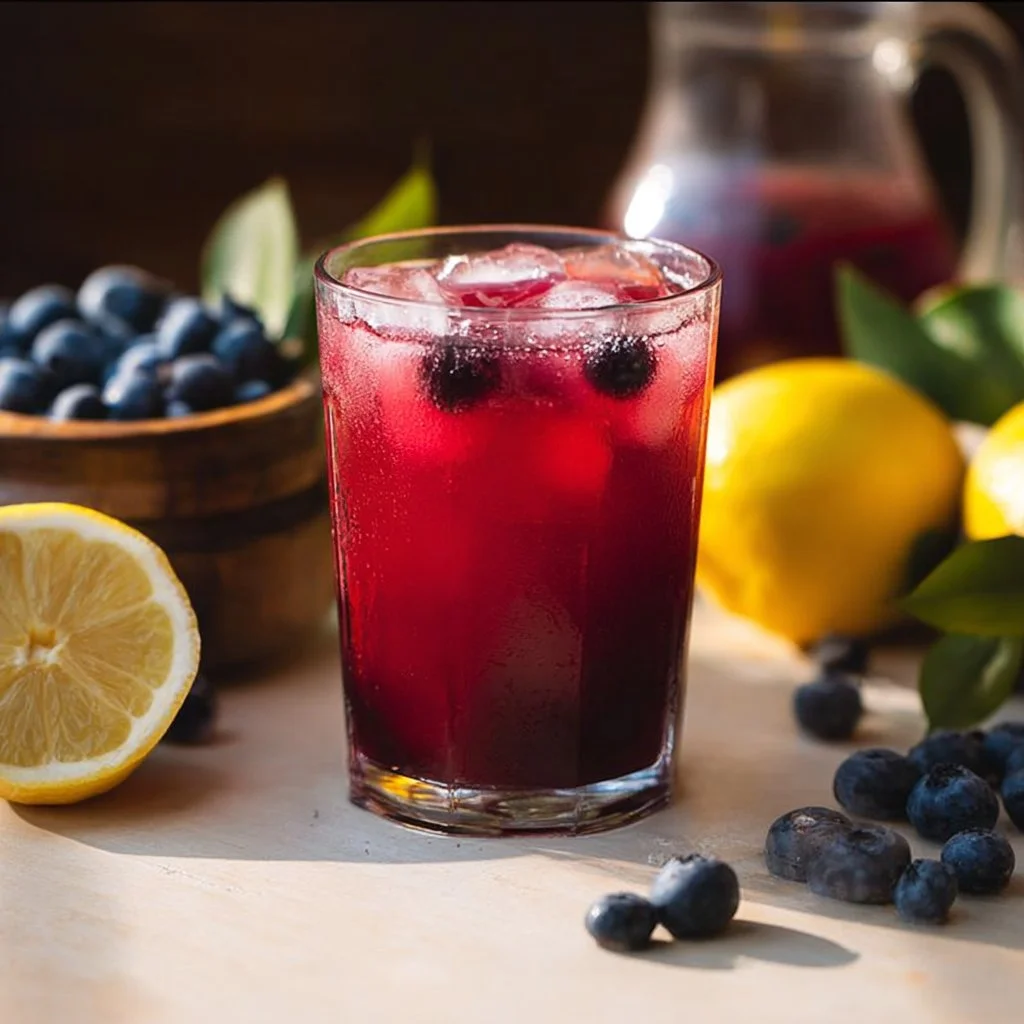 Homemade Blueberry Lemonade 2 Homemade Blueberry Lemonade