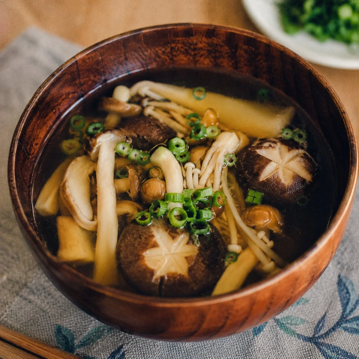 Japanese Clear Mushroom Soup 4 Japanese Clear Mushroom Soup