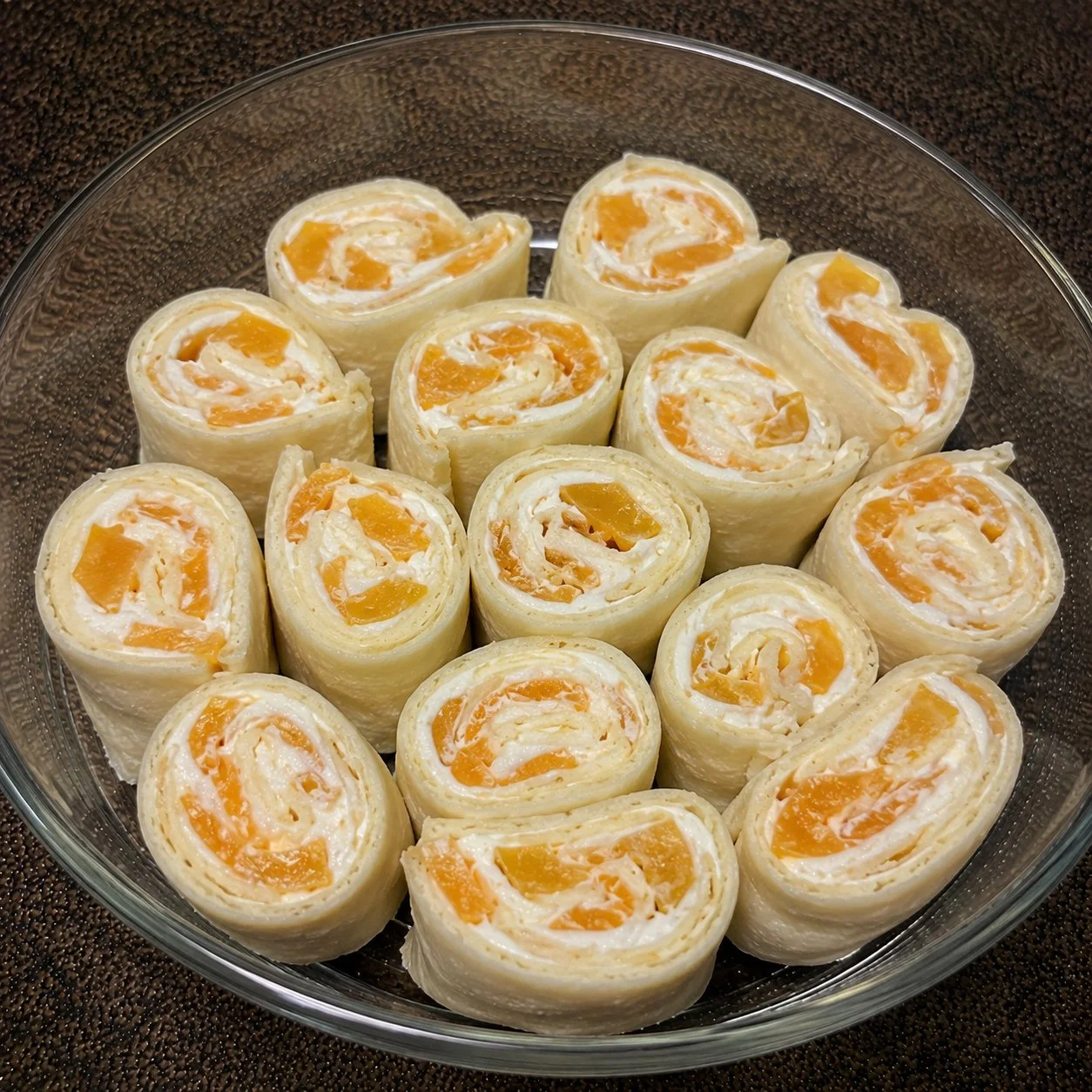 Low Carb Cream Cheese Peach Roll Ups 4 Low Carb Cream Cheese Peach Roll Ups