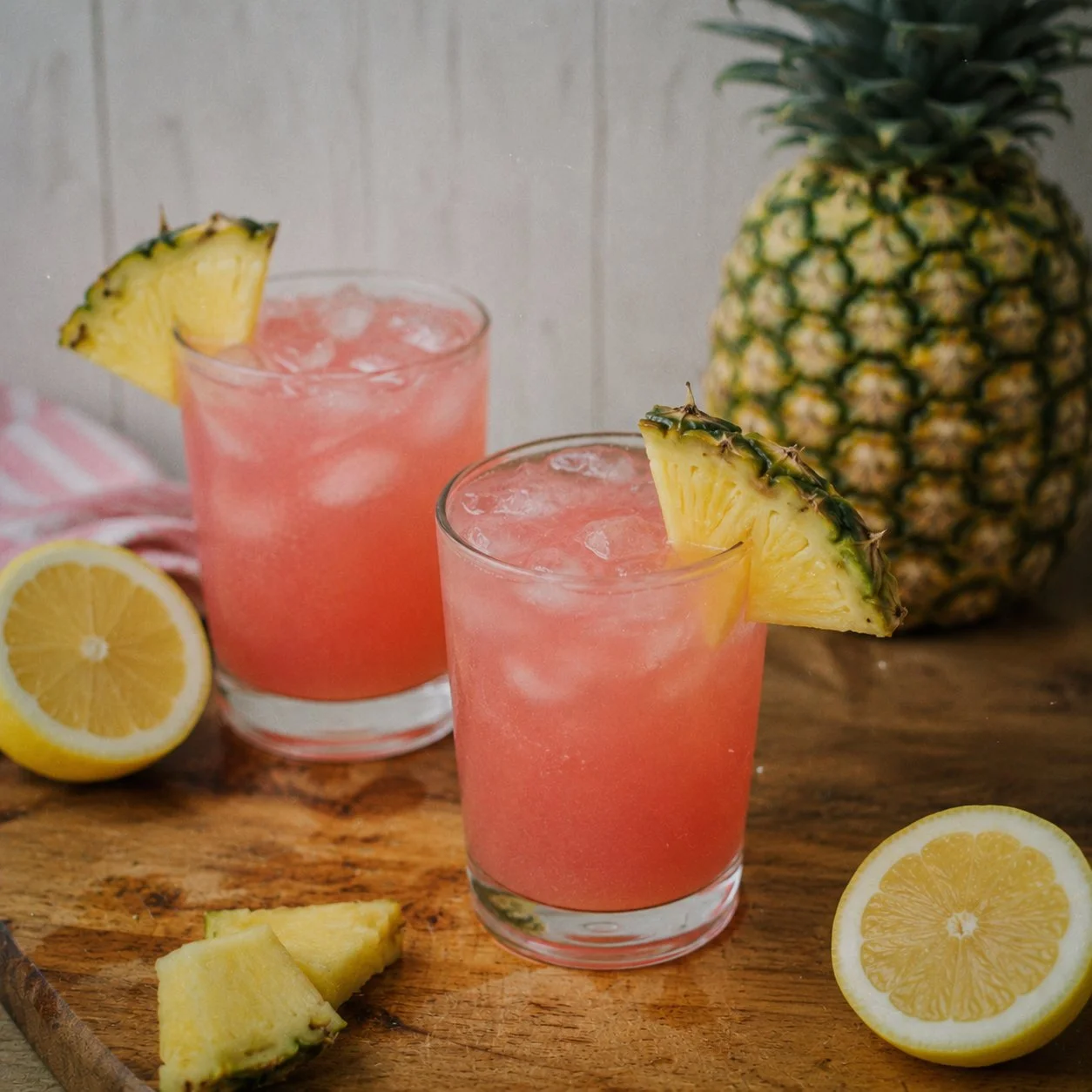 Pineapple Pink Lemonade Drink 5 Pineapple Pink Lemonade Drink