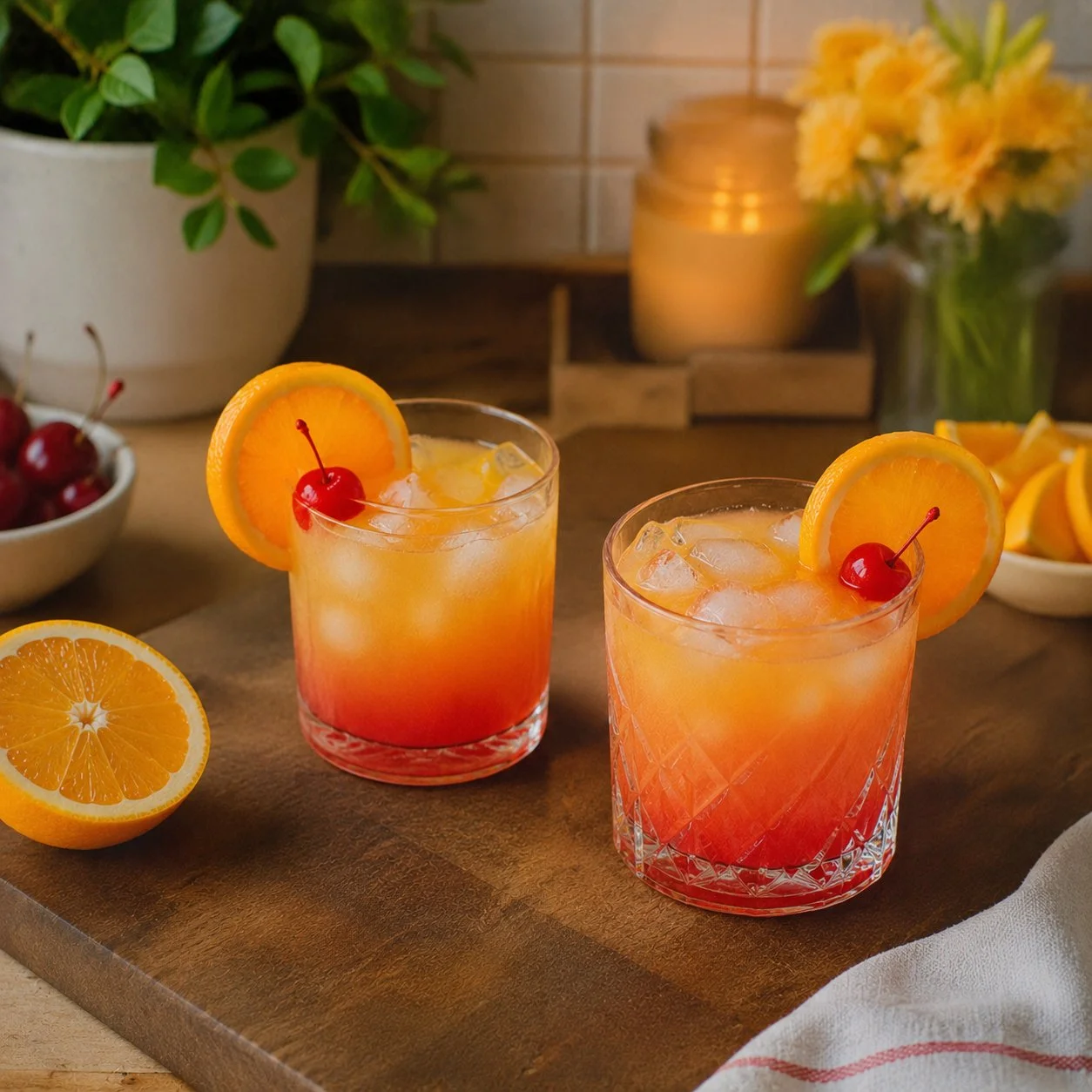 Summer Sunset Cocktail 4 Summer Sunset Cocktail