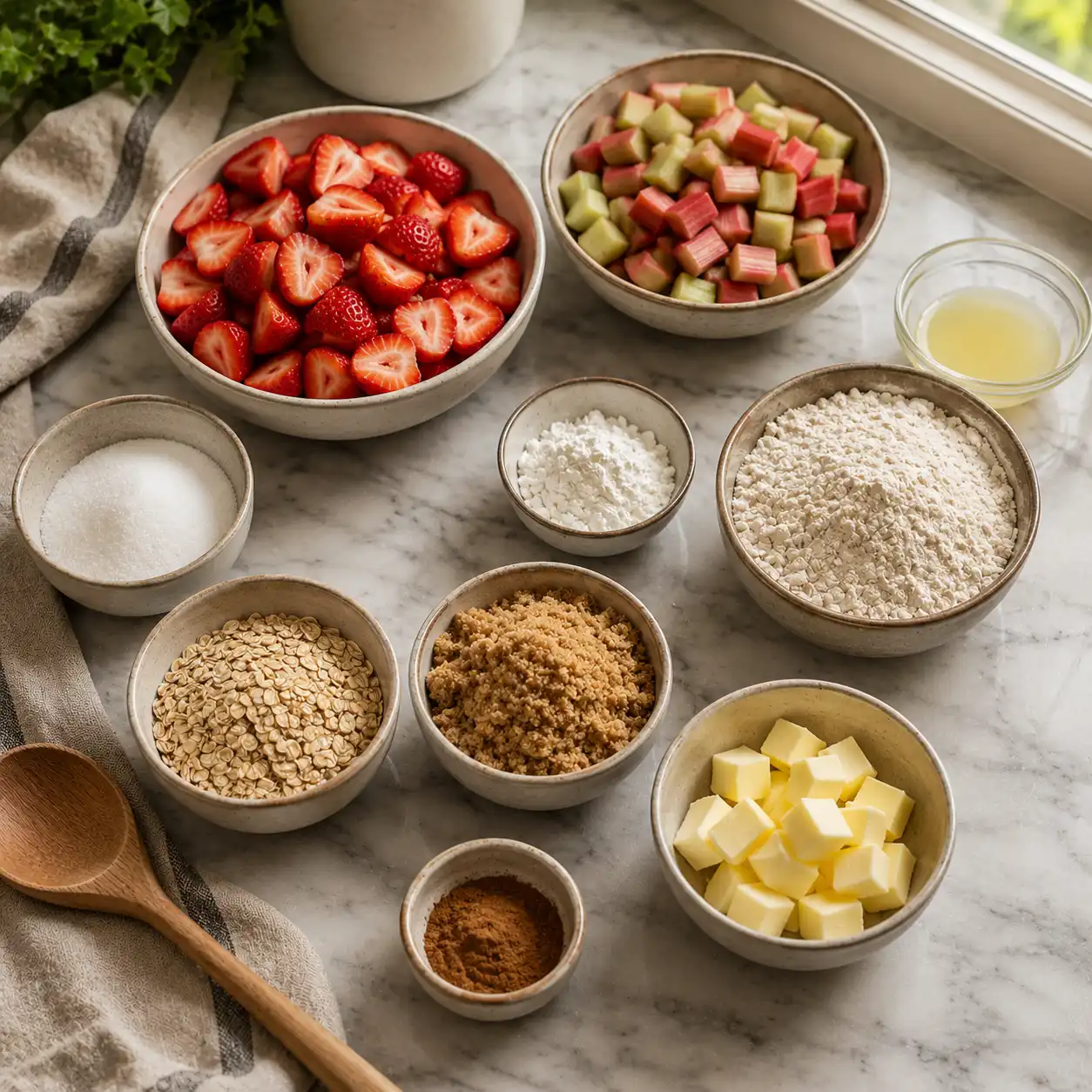 The Sweet & Tangy Delight: Crafting the Perfect Strawberry Rhubarb 8 strawberry rhubarb crumble ingredients