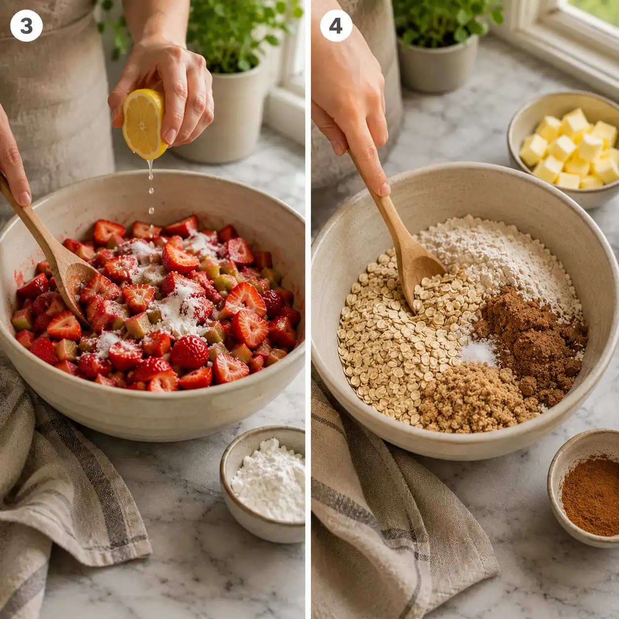 The Sweet & Tangy Delight: Crafting the Perfect Strawberry Rhubarb 10 strawberry rhubarb crumble final dish