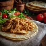 leftover rotisserie chicken recipes with tortillas and fresh toppings