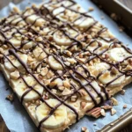 Brunch-ready peanut butter banana yogurt bark