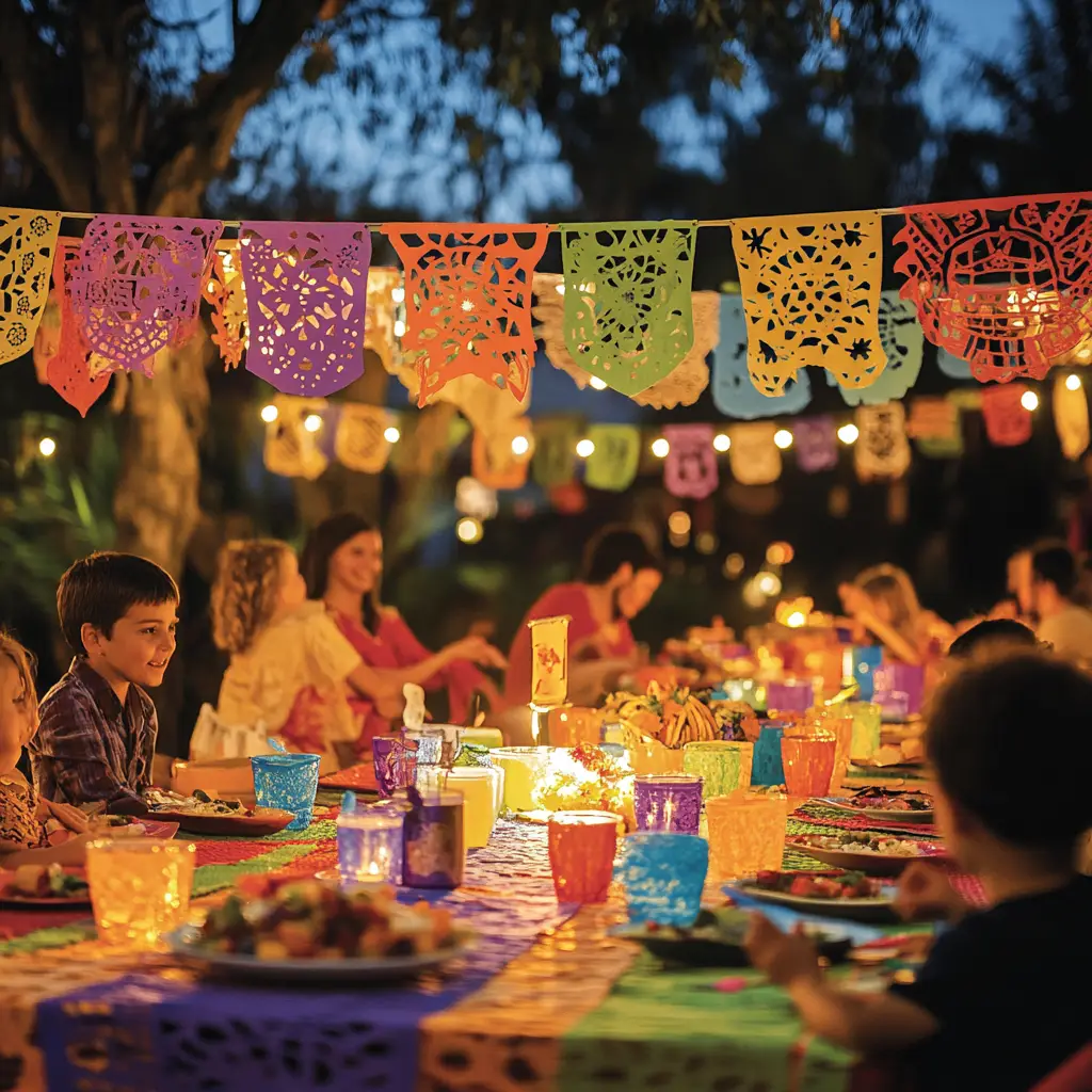 A Cinco de Mayo party scene.