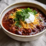 Smoky Black Bean & Chorizo Chili