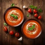 creamy roasted tomato basil soup