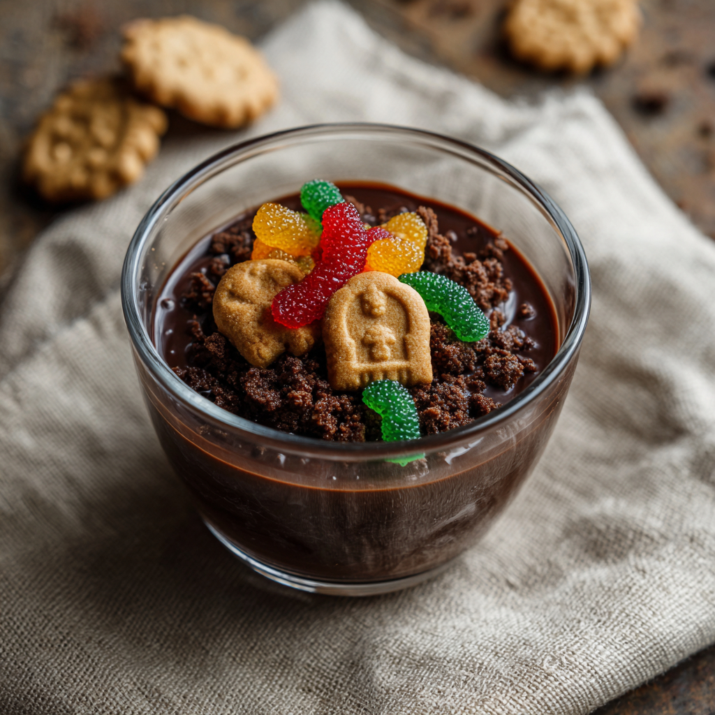 graveyard dirt pudding 3