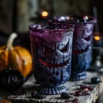 Colorful Halloween spooky drinks for a festive celebration