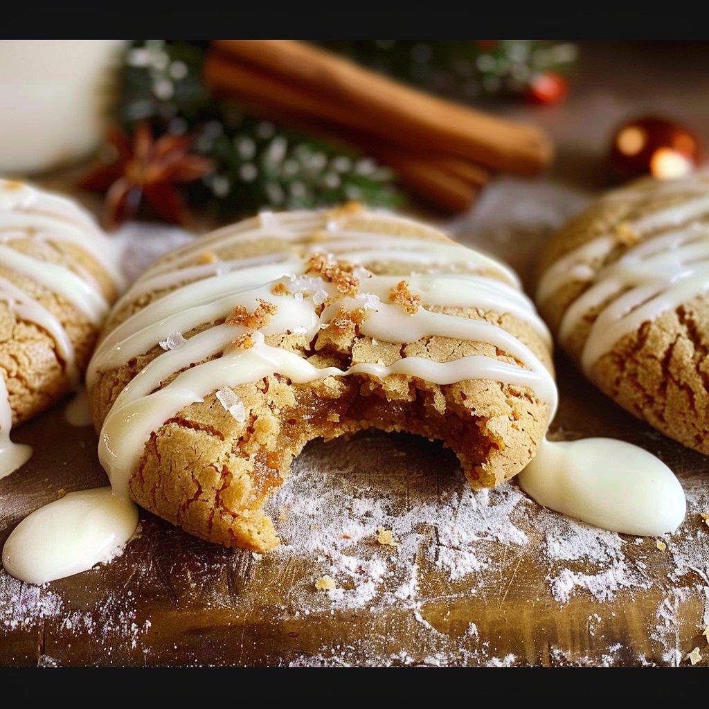 Chewy Maple Cinnamon Cookies with White Chocolate