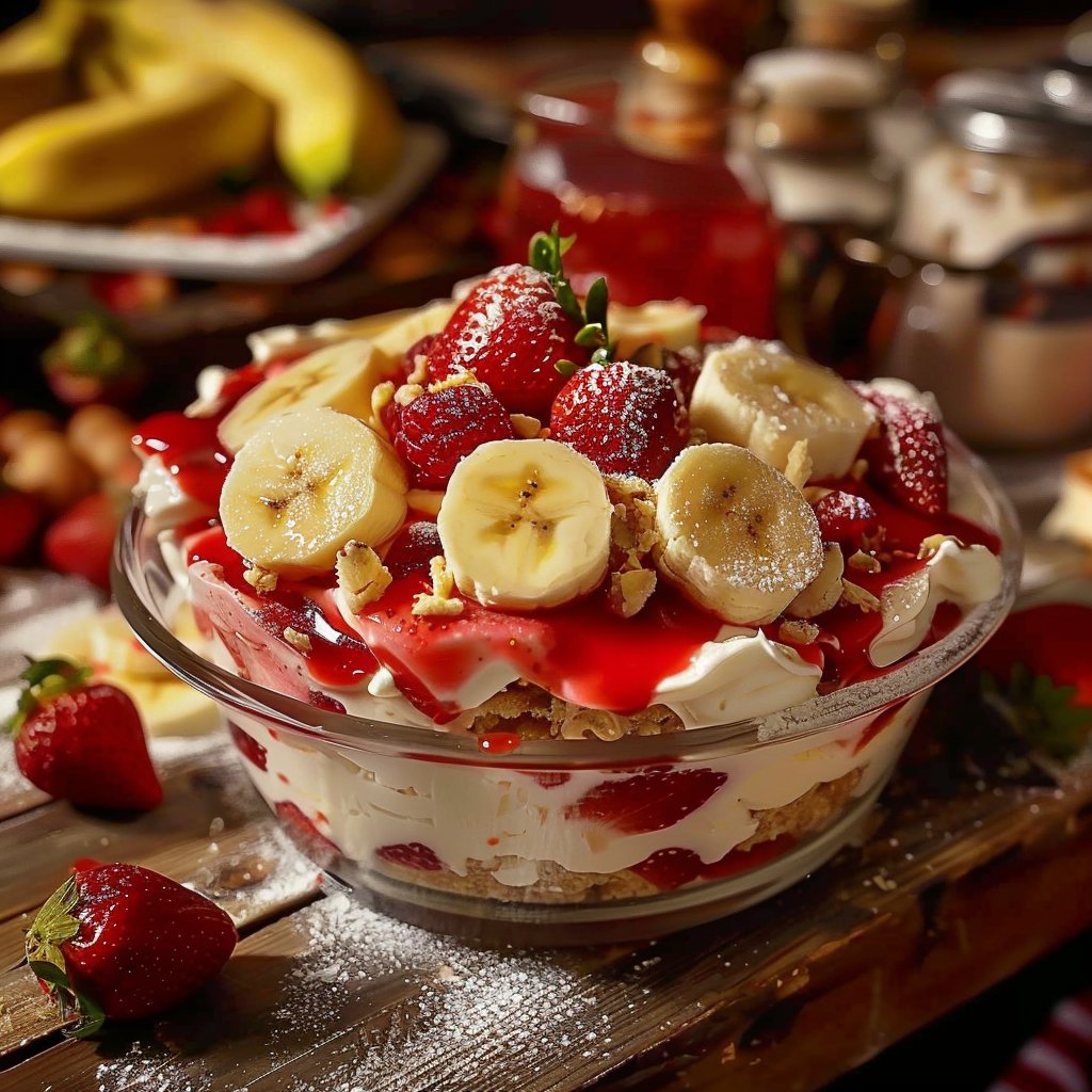 Strawberry Banana Pudding Dream