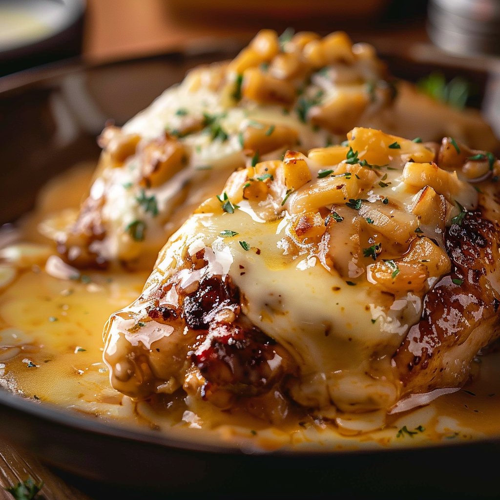 Texas Roadhouse Smothered Chicken with Jack Cheese