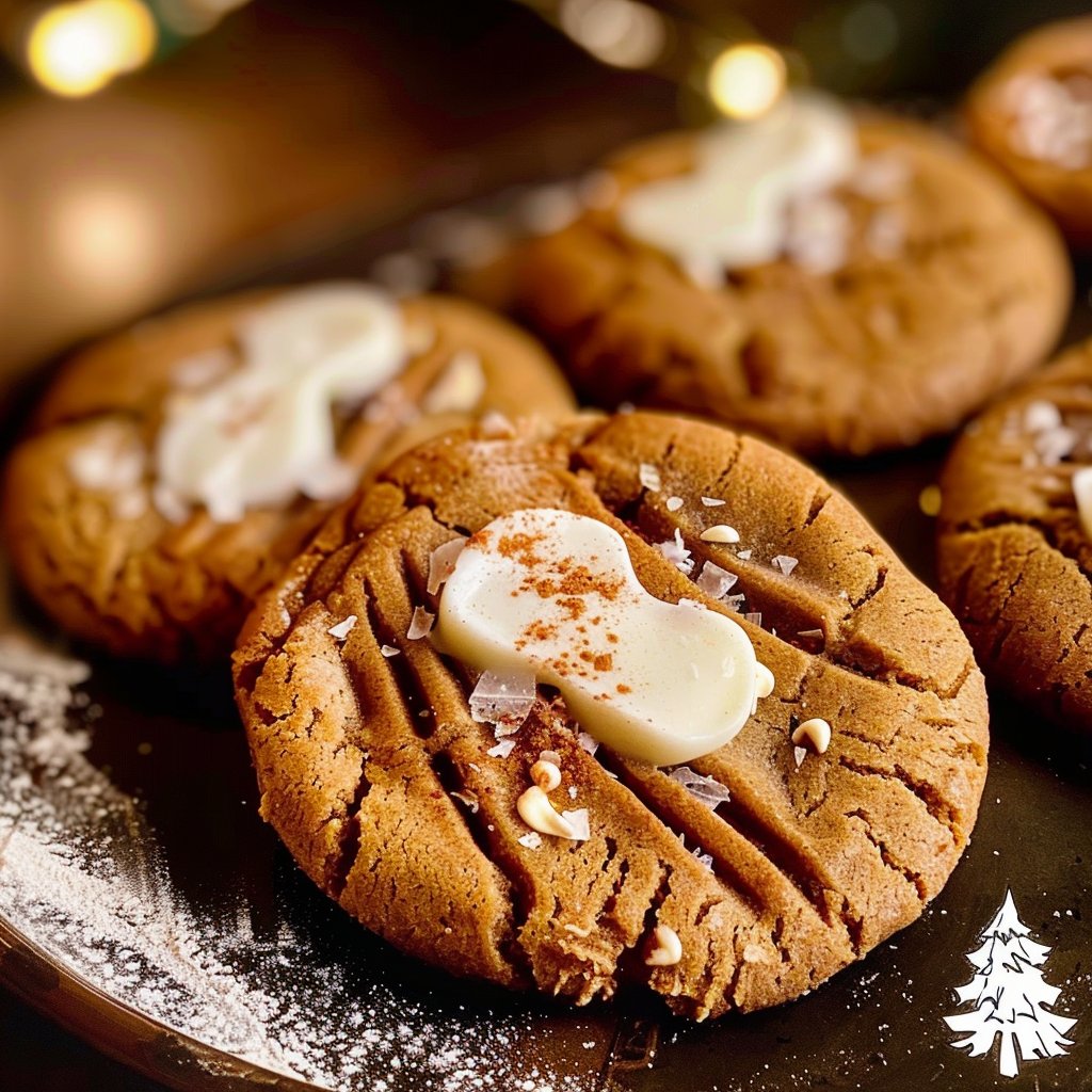 Chewy Maple Cinnamon Cookies with White Chocolate