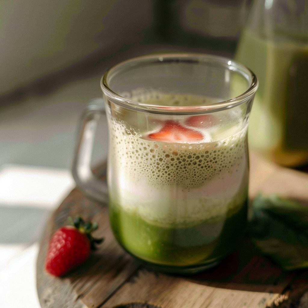 Strawberry Matcha Latte
