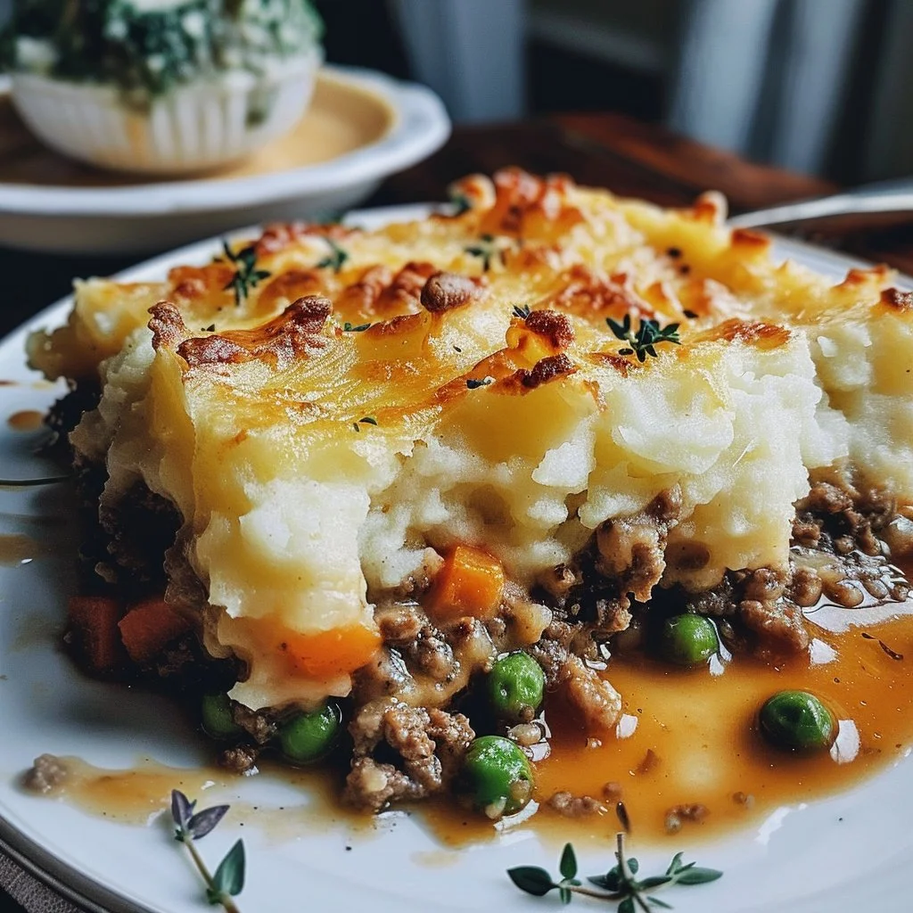 Delicious easy Shepherd's Pie casserole baked to perfection