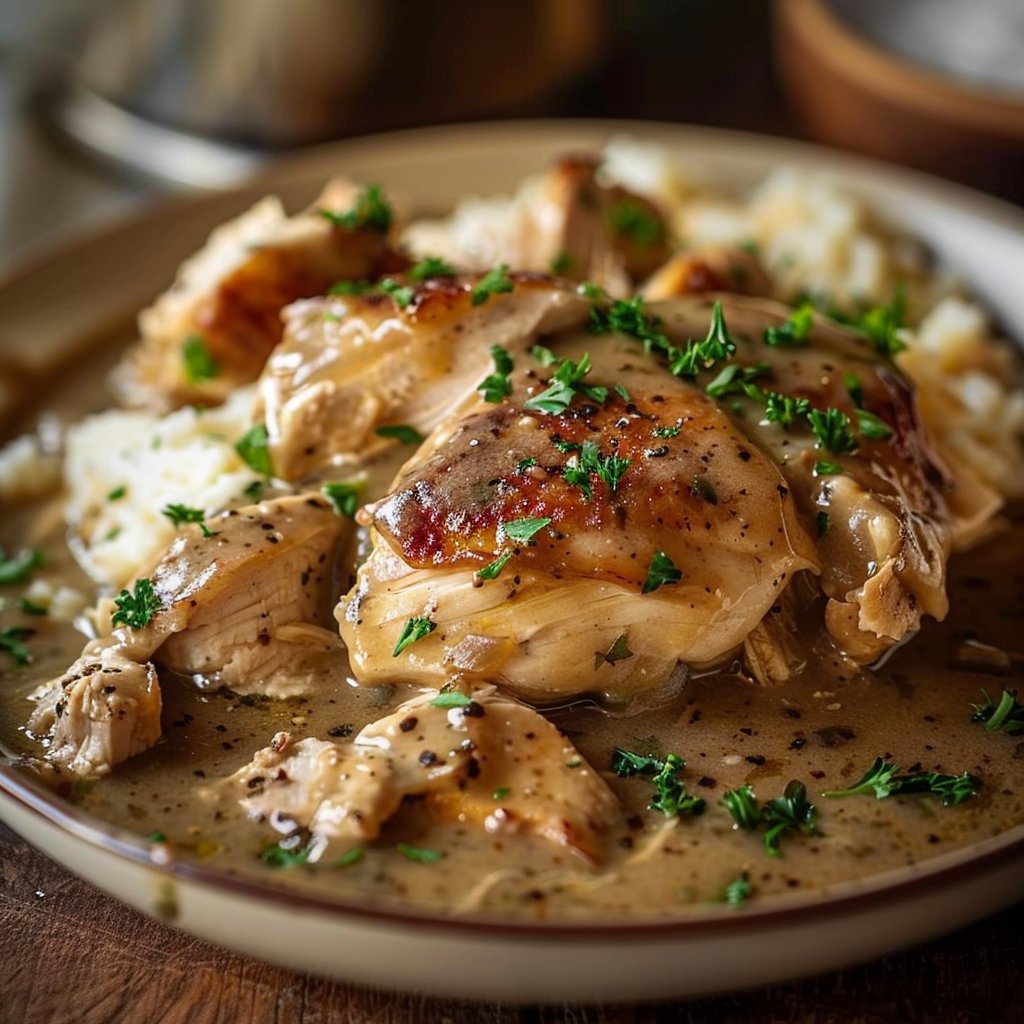 Crockpot Chicken and Gravy