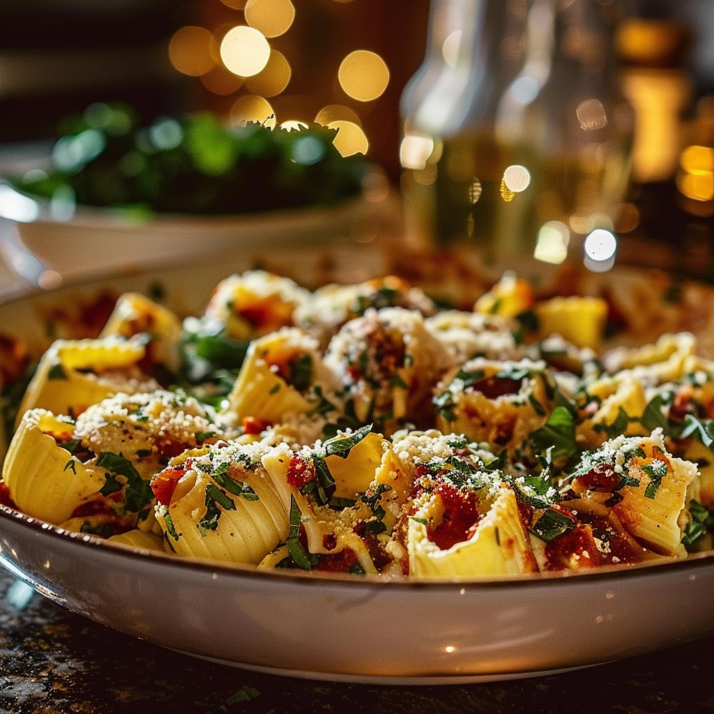 Festive Christmas Stuffed Pasta